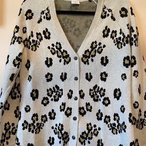 Cabi flower print sweater
